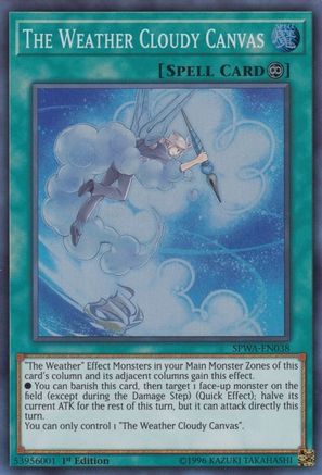Image of The Weather Cloudy Canvas (SPWA-EN038) - Spirit Warriors 1st Edition