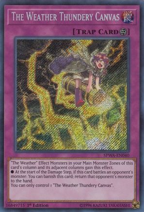 Image of The Weather Thundery Canvas (SPWA-EN040) - Spirit Warriors 1st Edition