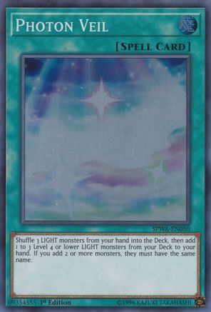 Image of Photon Veil (SPWA-EN050) - Spirit Warriors 1st Edition