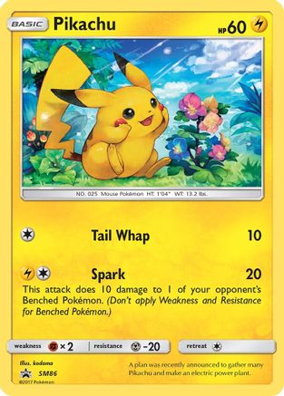 Image of Pikachu SM86  - Holofoil SM Promos - Promo