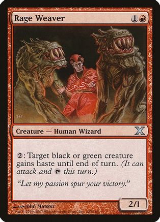 Image of Rage Weaver (10E-223) - 10th Edition Foil