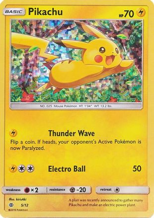 Image of Pikachu 005/12  - Holofoil McDonalds Promos 2017 - Promo