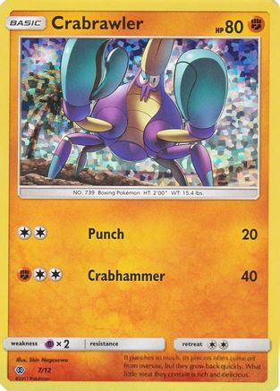Image of Crabrawler 007/12  - Holofoil McDonalds Promos 2017 - Promo