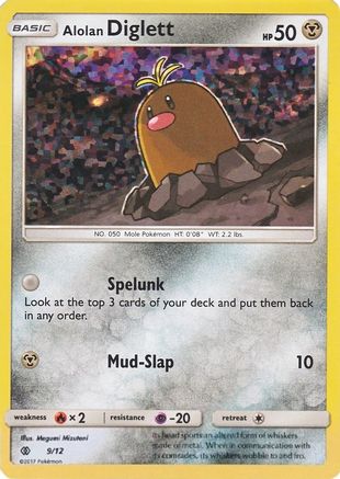 Image of Alolan Diglett 009/12  - Holofoil McDonalds Promos 2017 - Promo