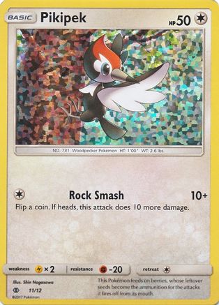 Image of Pikipek 011/12  - Holofoil McDonalds Promos 2017 - Promo