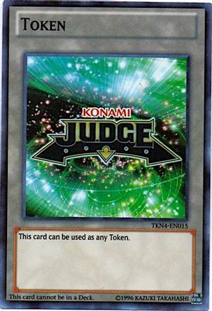 Image of Official Judge Token: TKN4-EN015 (TKN4-EN015) - Judge Promotional Cards Unlimited