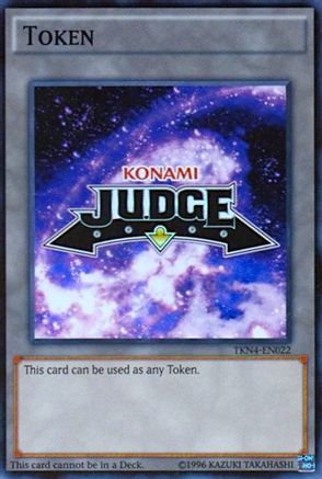 Image of Official Judge Token: TKN4-EN022 (TKN4-EN022) - Judge Promotional Cards Unlimited