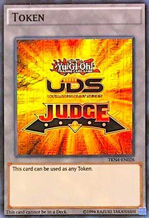 Image of Official Judge Token: TKN4-EN026 (TKN4-EN026) - Judge Promotional Cards Unlimited
