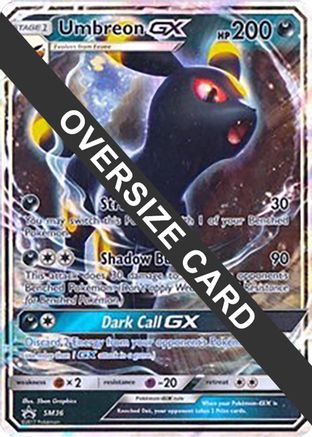 Image of Umbreon GX SM36  - Holofoil Jumbo Cards - Promo