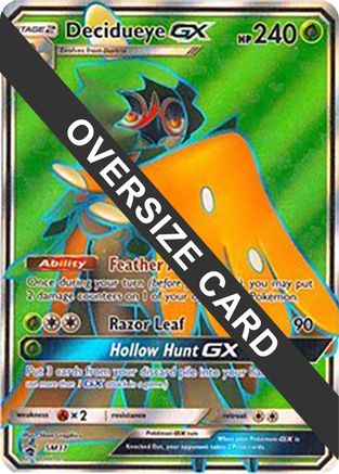 Image of Decidueye GX SM37  - Holofoil Jumbo Cards - Promo