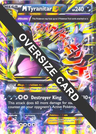 Image of M Tyranitar EX 043/98  - Holofoil Jumbo Cards - Promo