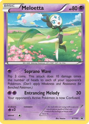 Image of Meloetta XY193  - Holofoil XY Promos - Promo