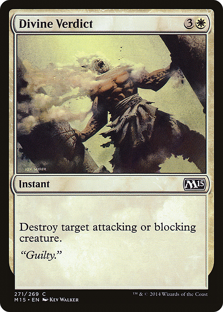 Image of Divine Verdict (M15-271) - Magic 2015