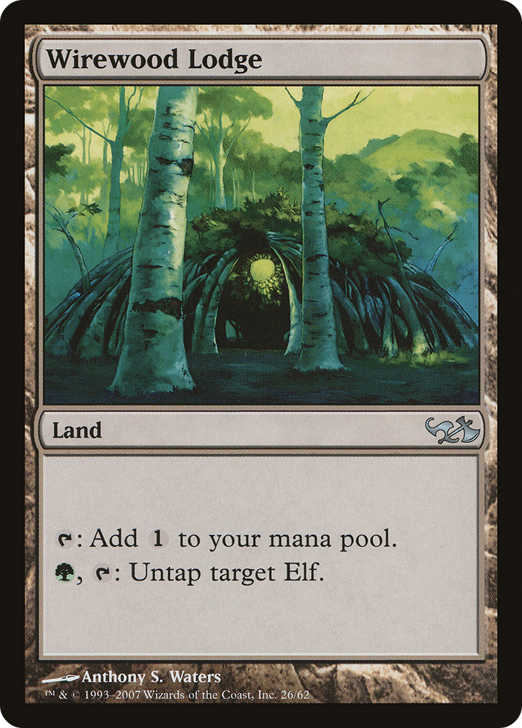Image of Wirewood Lodge (EVG-026) - Duel Decks: Elves vs. Goblins Foil