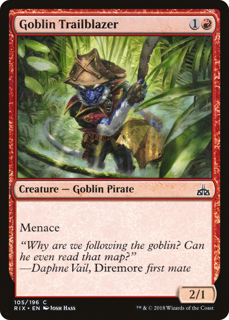 Image of Goblin Trailblazer (RIX-105) - Rivals of Ixalan Foil