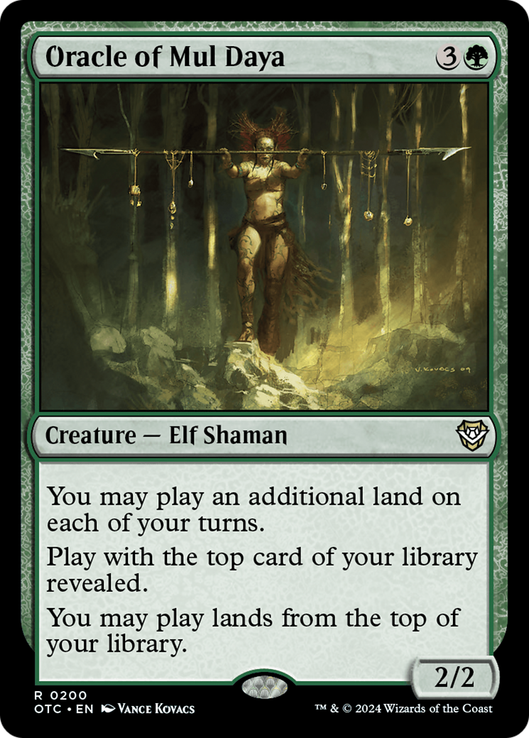 Image of Oracle of Mul Daya (OTC-200) - Outlaws of Thunder Junction Commander