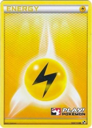 Image of Lightning Energy 108/114  - Holofoil League & Championship Cards - Promo