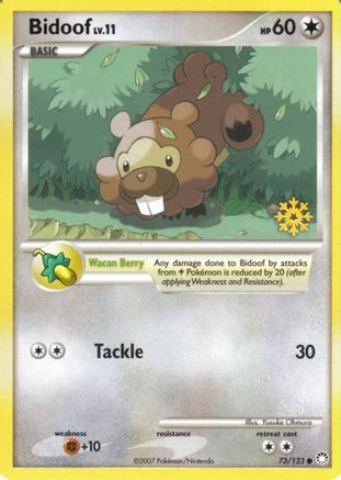 Image of Bidoof 073/123  Countdown Calendar Promos - Promo