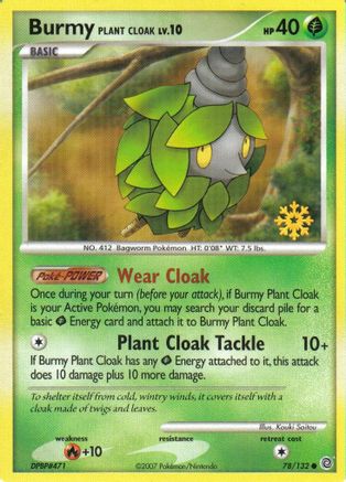 Image of Burmy (Plant Cloak) 078/132  Countdown Calendar Promos - Promo