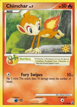 Image of Chimchar 057/100  Countdown Calendar Promos - Promo