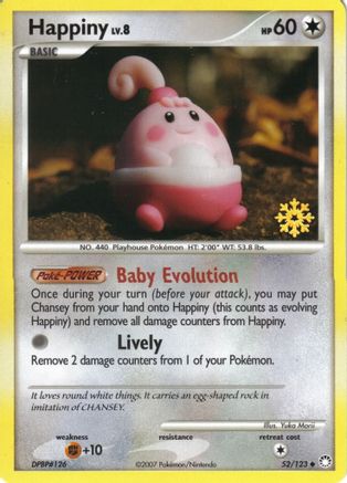 Image of Happiny 052/123  Countdown Calendar Promos - Promo