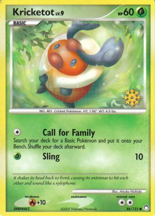 Image of Kricketot 086/123  Countdown Calendar Promos - Promo