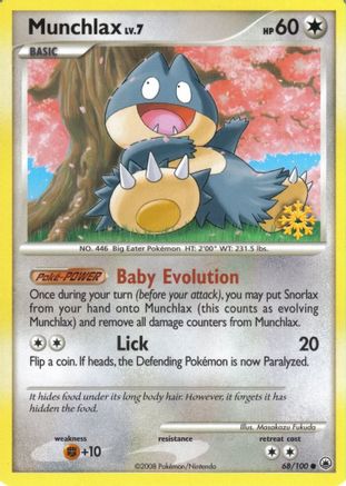Image of Munchlax 068/100  Countdown Calendar Promos - Promo