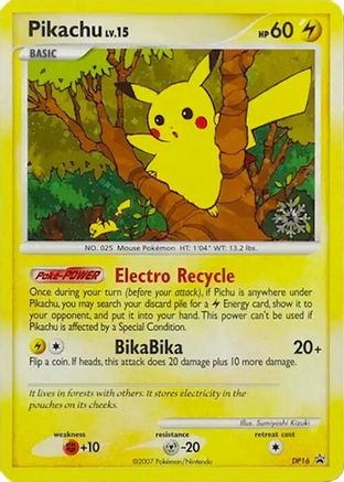 Image of Pikachu DP16  - Holofoil Countdown Calendar Promos - Promo
