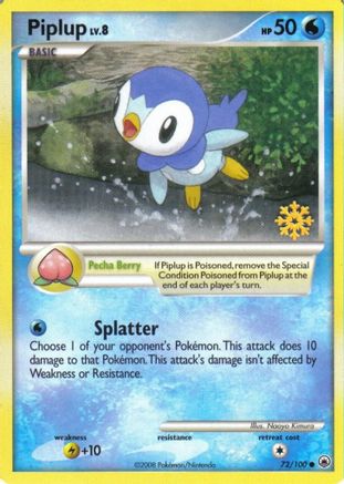 Image of Piplup 072/100  Countdown Calendar Promos - Promo