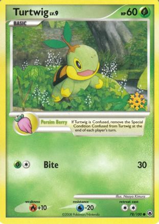 Image of Turtwig 078/100  Countdown Calendar Promos - Promo