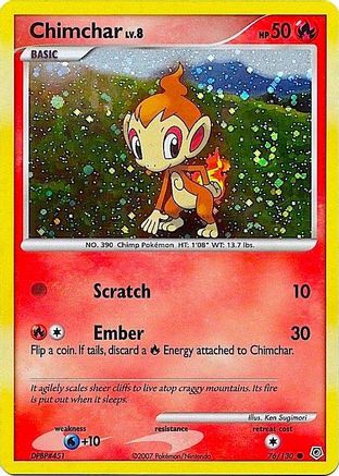 Image of Chimchar 076/130  - Holofoil Miscellaneous Cards & Products - Promo