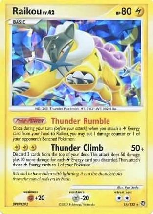 Image of Raikou 016/132  - Holofoil Miscellaneous Cards & Products - Promo