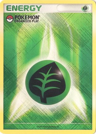 Image of Grass Energy (2009 Unnumbered POP Promo)  - Holofoil League & Championship Cards - Promo