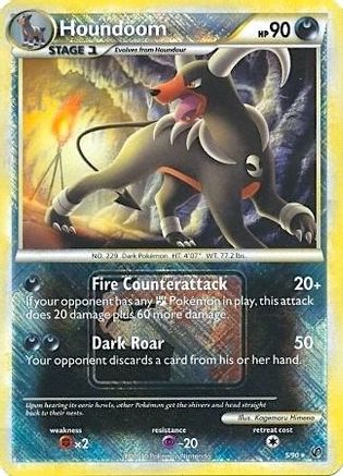 Image of Houndoom 005/90  - Reverse Holofoil League & Championship Cards - Promo