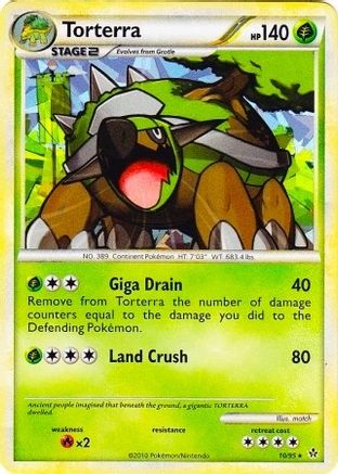 Image of Torterra 010/95  - Holofoil League & Championship Cards - Promo