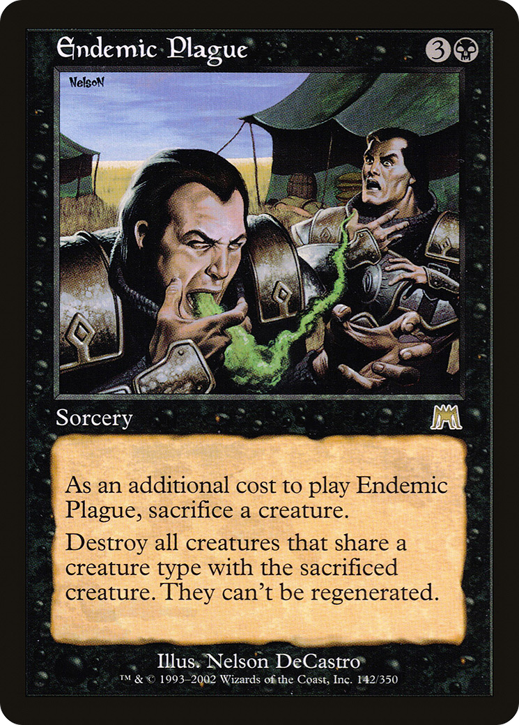 Image of Endemic Plague (ONS-142) - Onslaught Foil