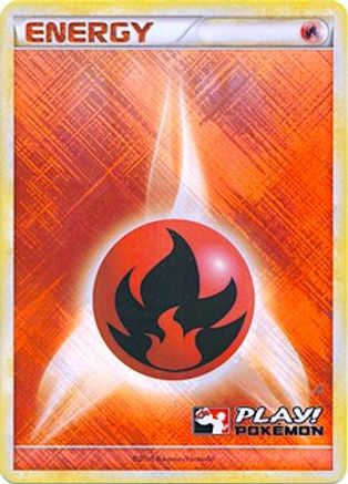 Image of Fire Energy (2010 Play! Pokemon)  - Holofoil League & Championship Cards - Promo