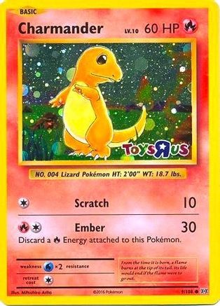 Image of Charmander 009/108  - Holofoil Miscellaneous Cards & Products - Promo