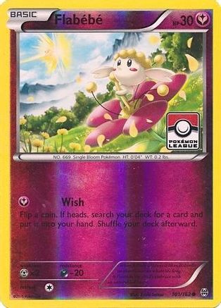 Image of Flabebe 101/162  - Reverse Holofoil League & Championship Cards - Promo