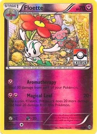 Image of Floette 102/162  - Reverse Holofoil League & Championship Cards - Promo