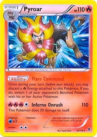 Image of Pyroar 012/119  - Holofoil Blister Exclusives - Promo