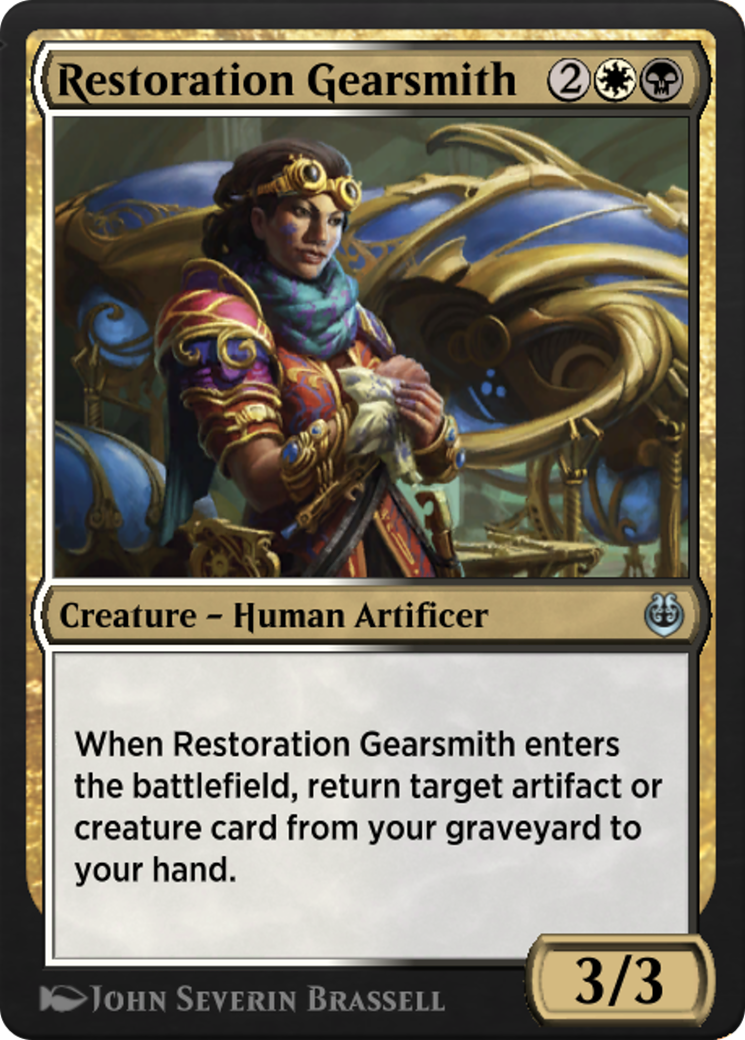 Image of Restoration Gearsmith (KLR-205) - Kaladesh Remastered