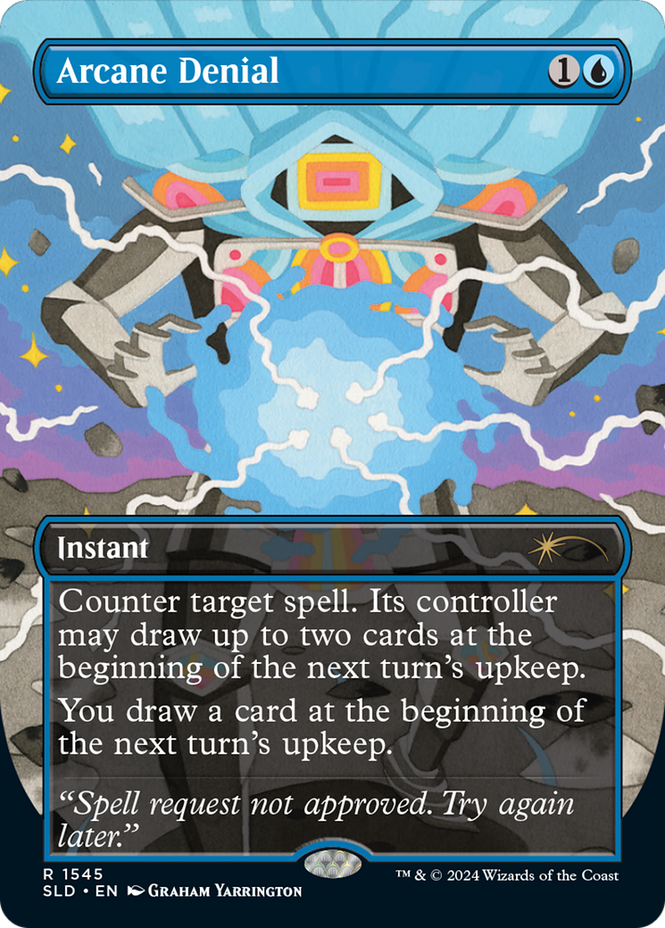 Image of Arcane Denial (SLD-1545) - Secret Lair Drop (Borderless)