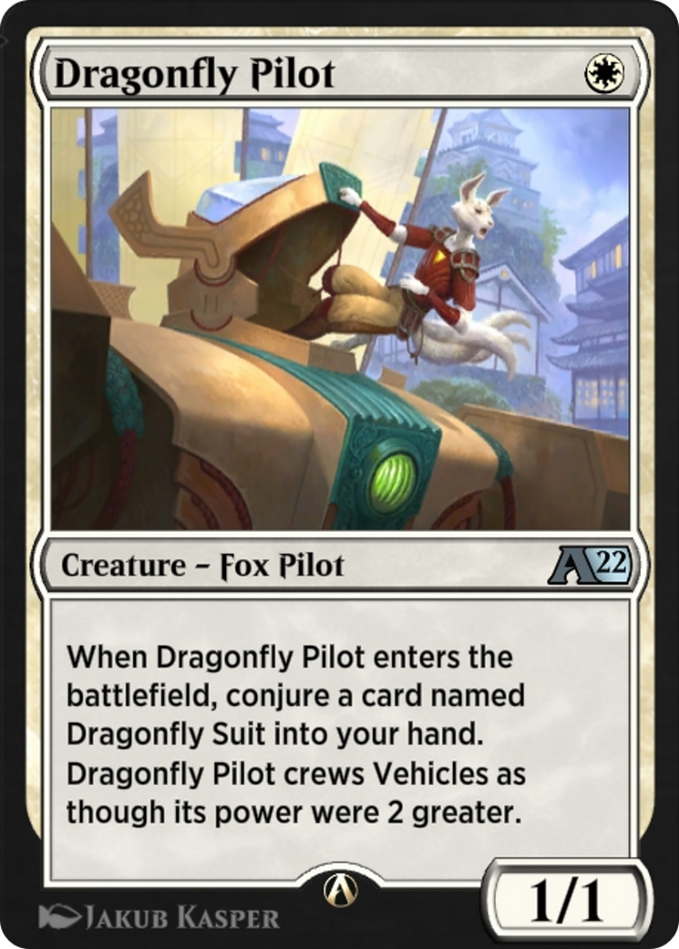 Image of Dragonfly Pilot (YNEO-001) - Alchemy: Kamigawa