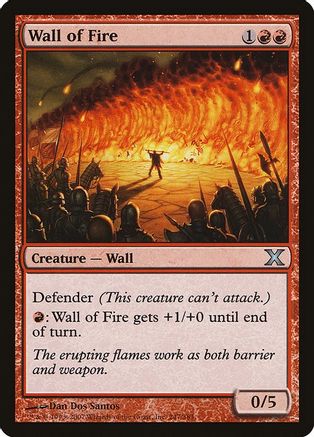 Image of Wall of Fire (10E-247) - 10th Edition Foil