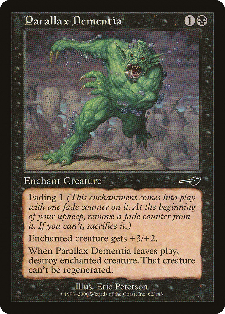 Image of Parallax Dementia (NMS-062) - Nemesis Foil