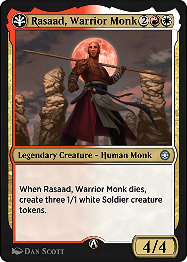Image of Rasaad, Warrior Monk (HBG-04R) - Alchemy Horizons: Baldur's Gate