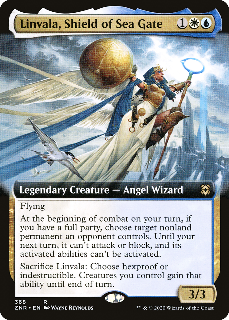 Image of Linvala, Shield of Sea Gate (Extended Art) (ZNR-368) - Zendikar Rising: (Extended Art)