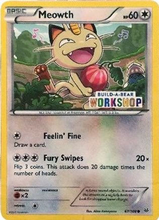 Image of Meowth 067/108  Miscellaneous Cards & Products - Promo