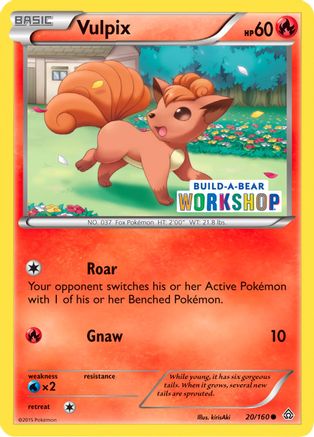 Image of Vulpix 020/160  Miscellaneous Cards & Products - Promo